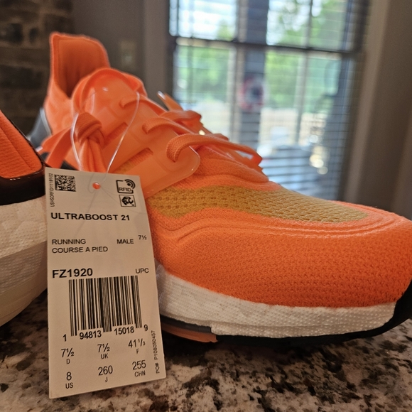 Adidas UltraBoost 21 ‘Screaming Orange’ M8 - Picture 10 of 10